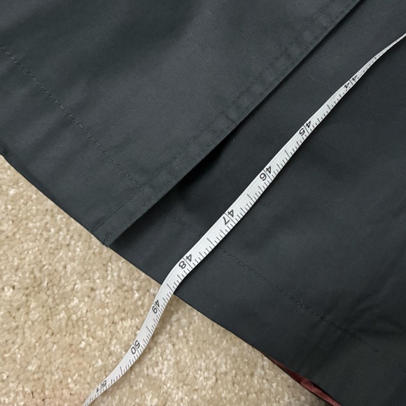 Vintage Dark Gray Double Breasted Mens Trench Coat Kenneth Barnard 42 - Picture 5 of 8